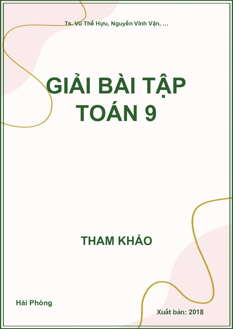 Giải bài tập Toán 9