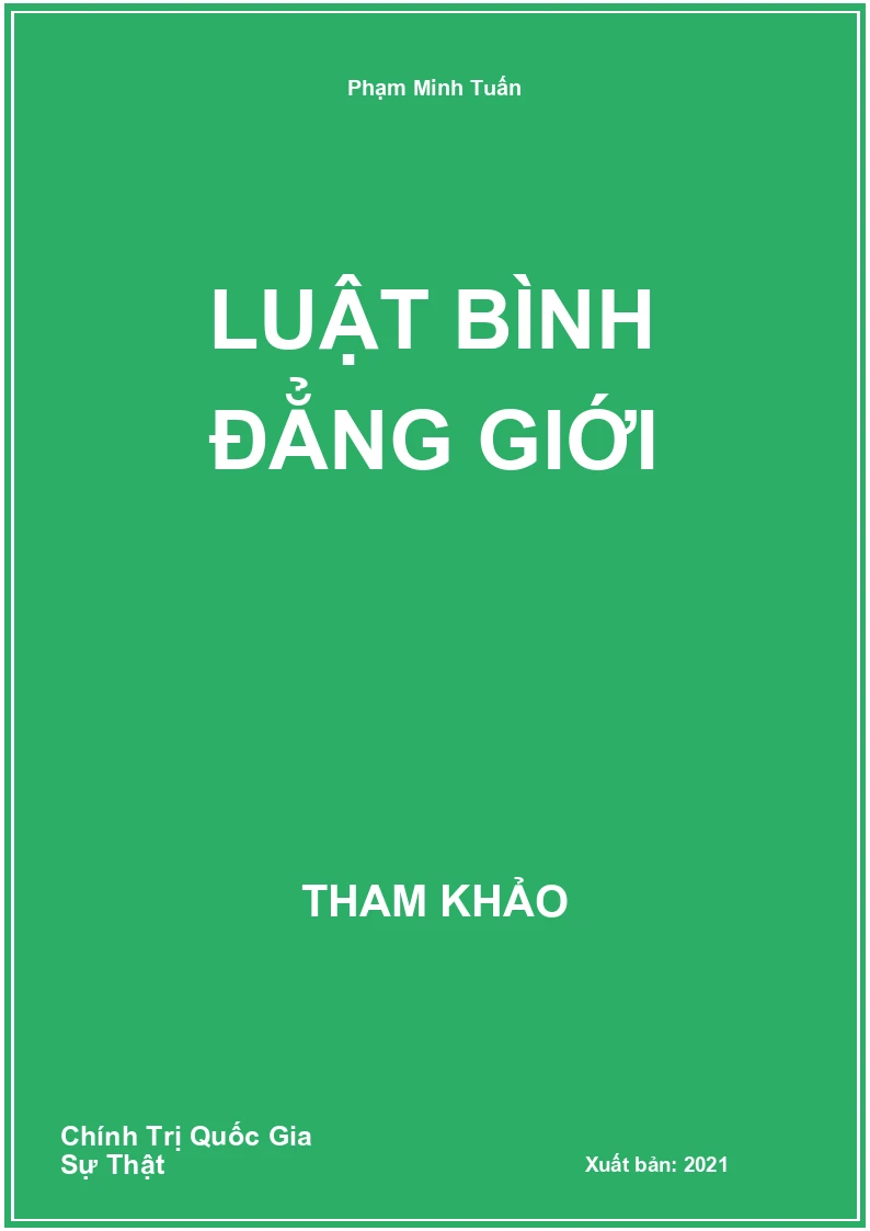 Luật Bình đẳng giới