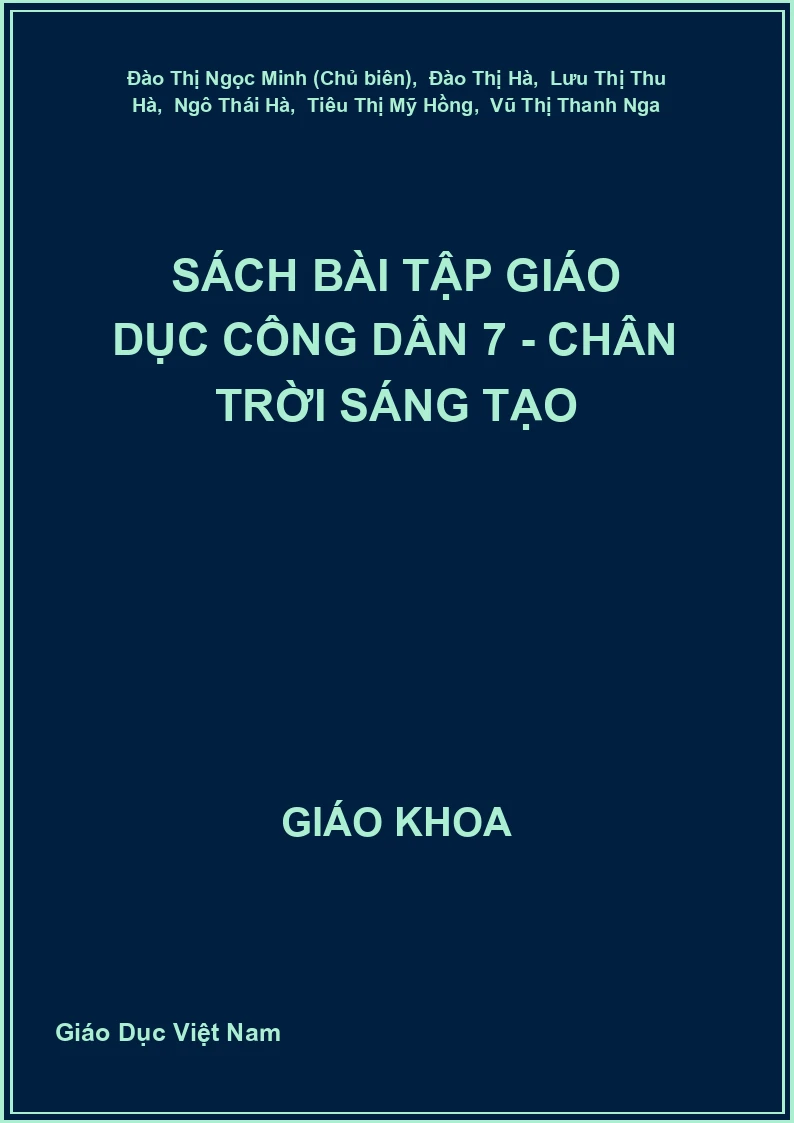 Sách bài tập Giáo dục công dân 7 - Chân trời sáng tạo