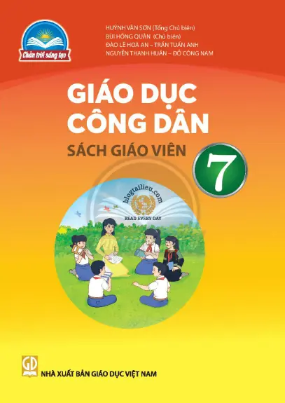 Sách Giáo Viên Giáo Dục Công Dân 7 - Chân Trời Sáng Tạo