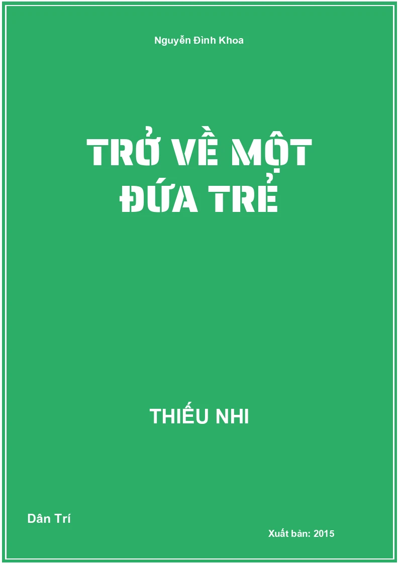 Trở về một đứa trẻ