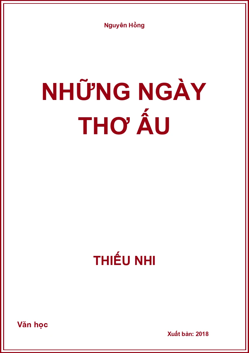 Những Ngày Thơ Ấu