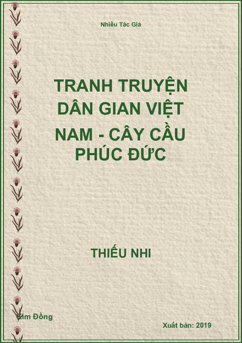 Tranh truyện dân gian Việt Nam - Cây cầu phúc đức