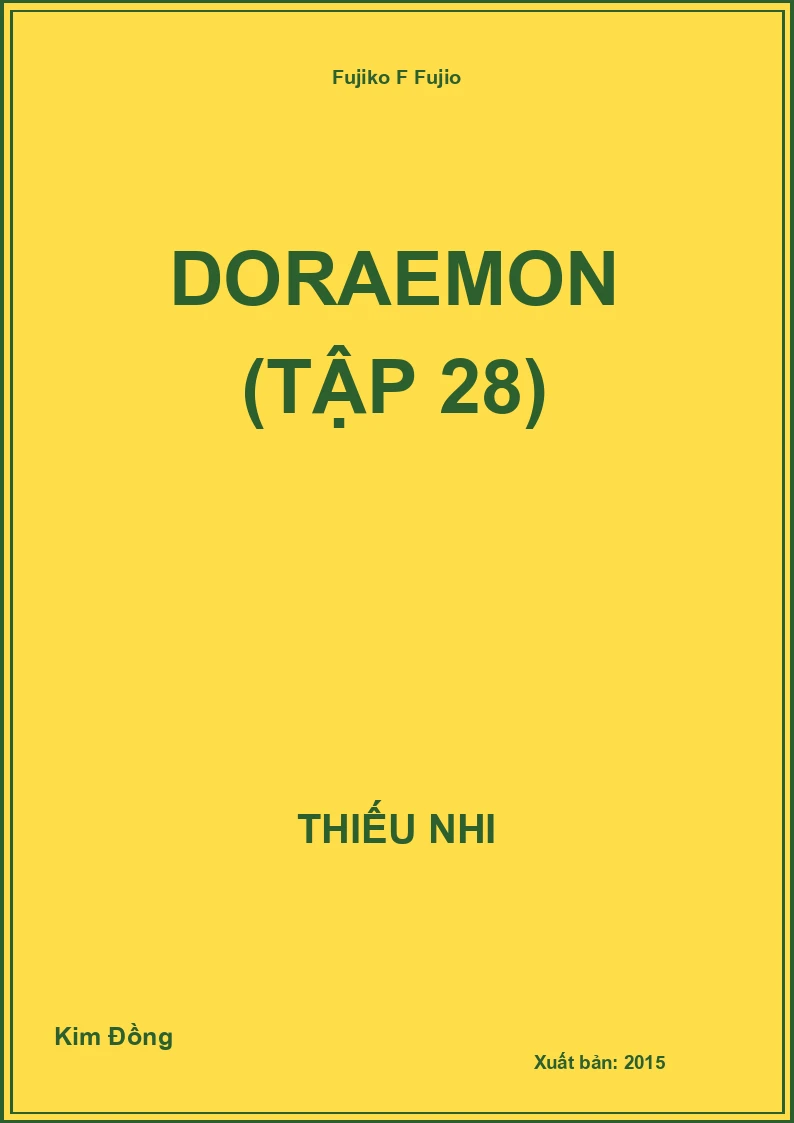 DORAEMON (tập 28)