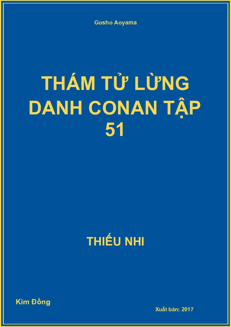 Thám tử lừng danh Conan tập 51
