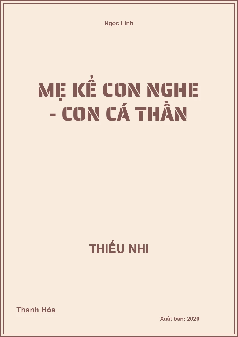 Mẹ Kể Con Nghe - Con Cá Thần