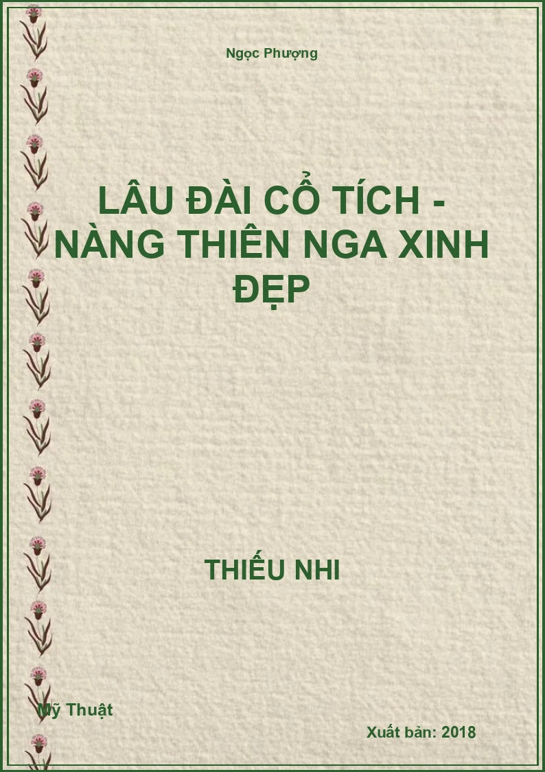 Lâu Đài Cổ Tích - Nàng Thiên Nga Xinh Đẹp