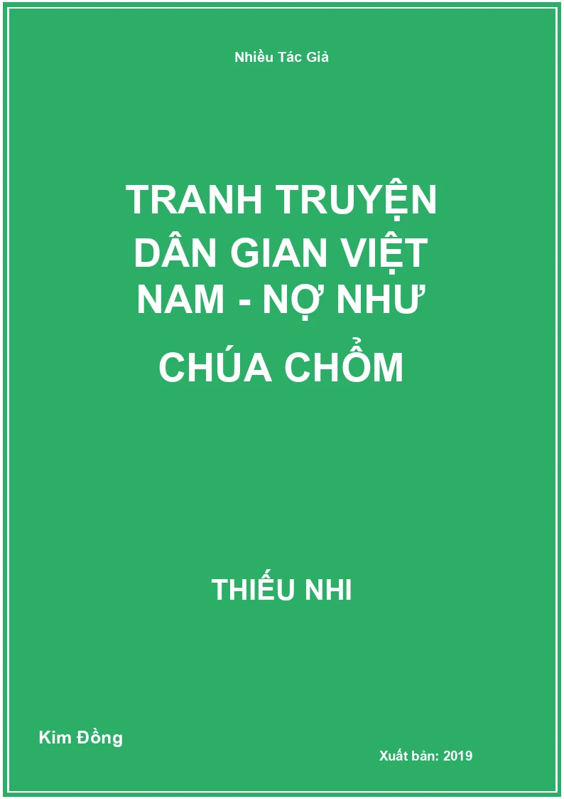 Tranh truyện dân gian Việt Nam - Nợ như Chúa Chổm
