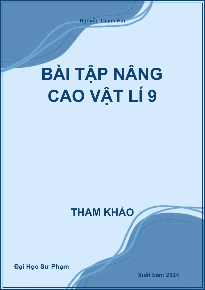 Bài tập nâng cao Vật Lí 9
