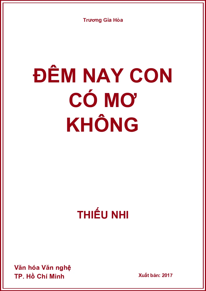 Đêm nay con có mơ không