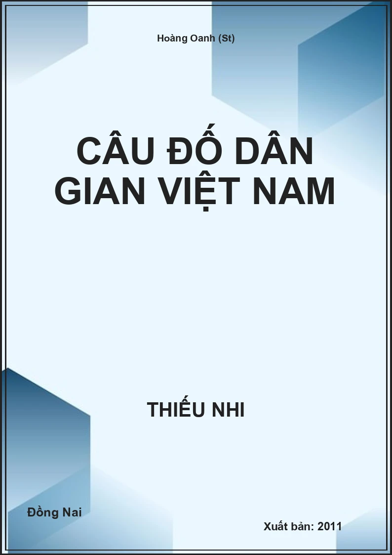 Câu đố dân gian Việt Nam