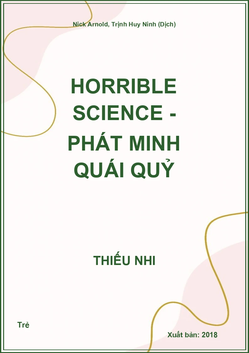 Horrible Science - Phát Minh Quái Quỷ