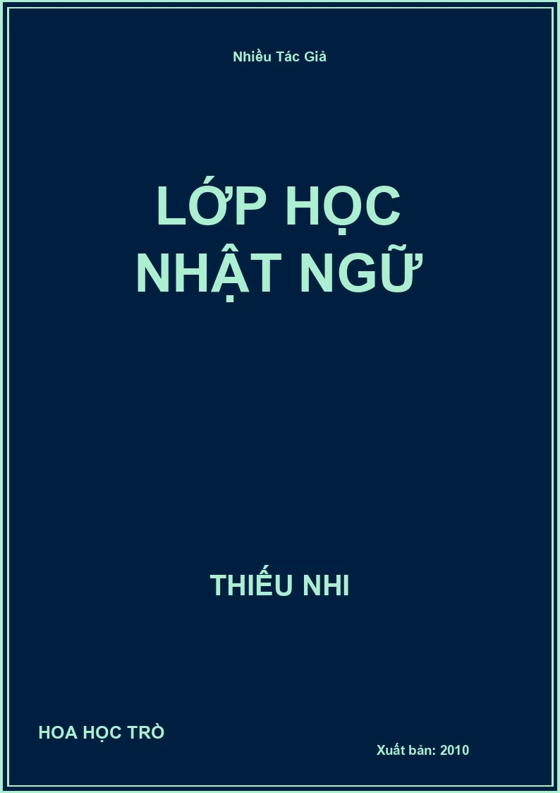 Lớp học nhật ngữ
