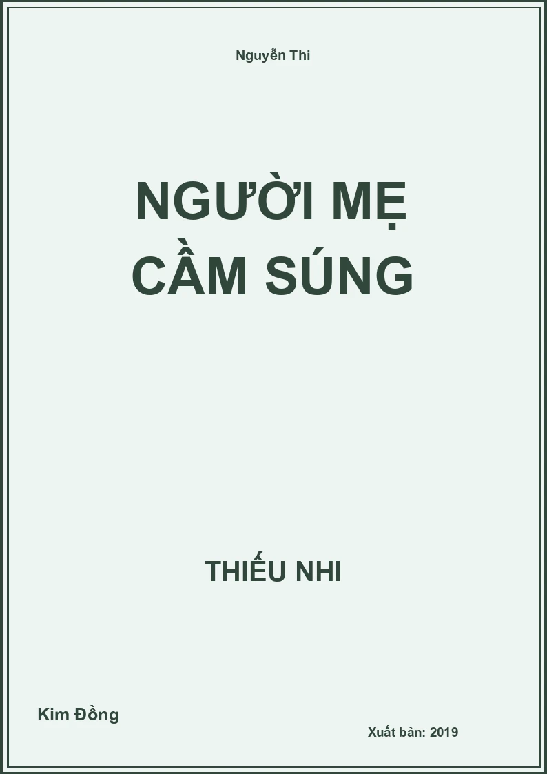 Người mẹ cầm súng