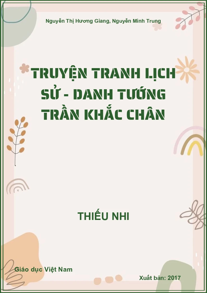 Truyện tranh lịch sử - Danh tướng Trần Khắc Chân