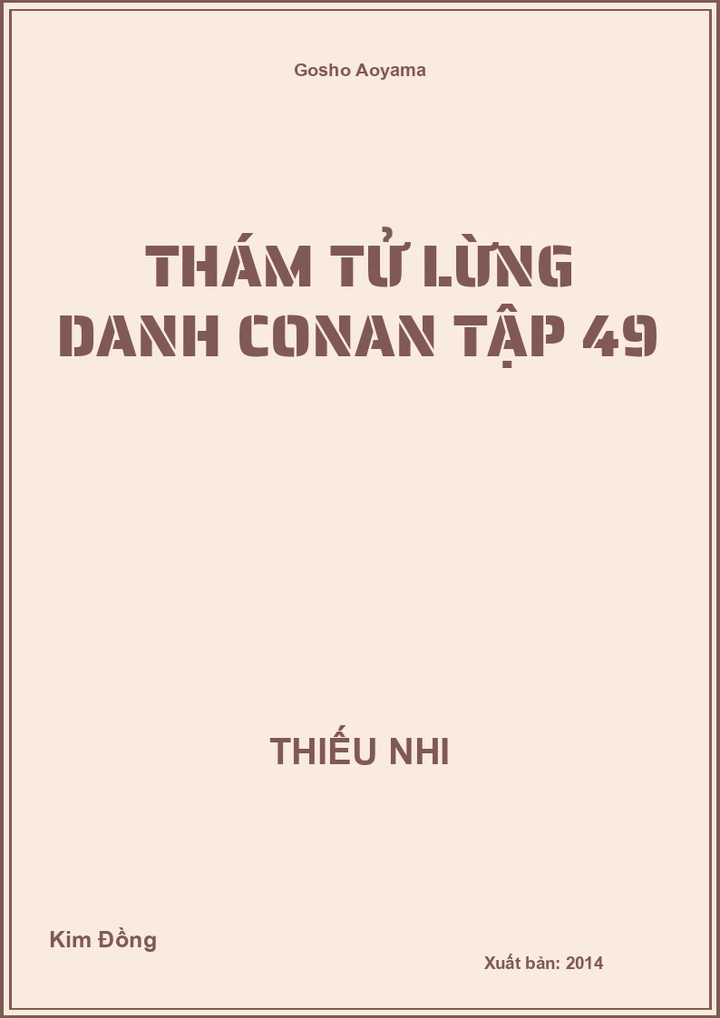 Thám tử lừng danh Conan tập 49
