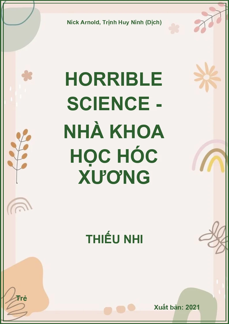 Horrible Science - Nhà khoa học hóc xương