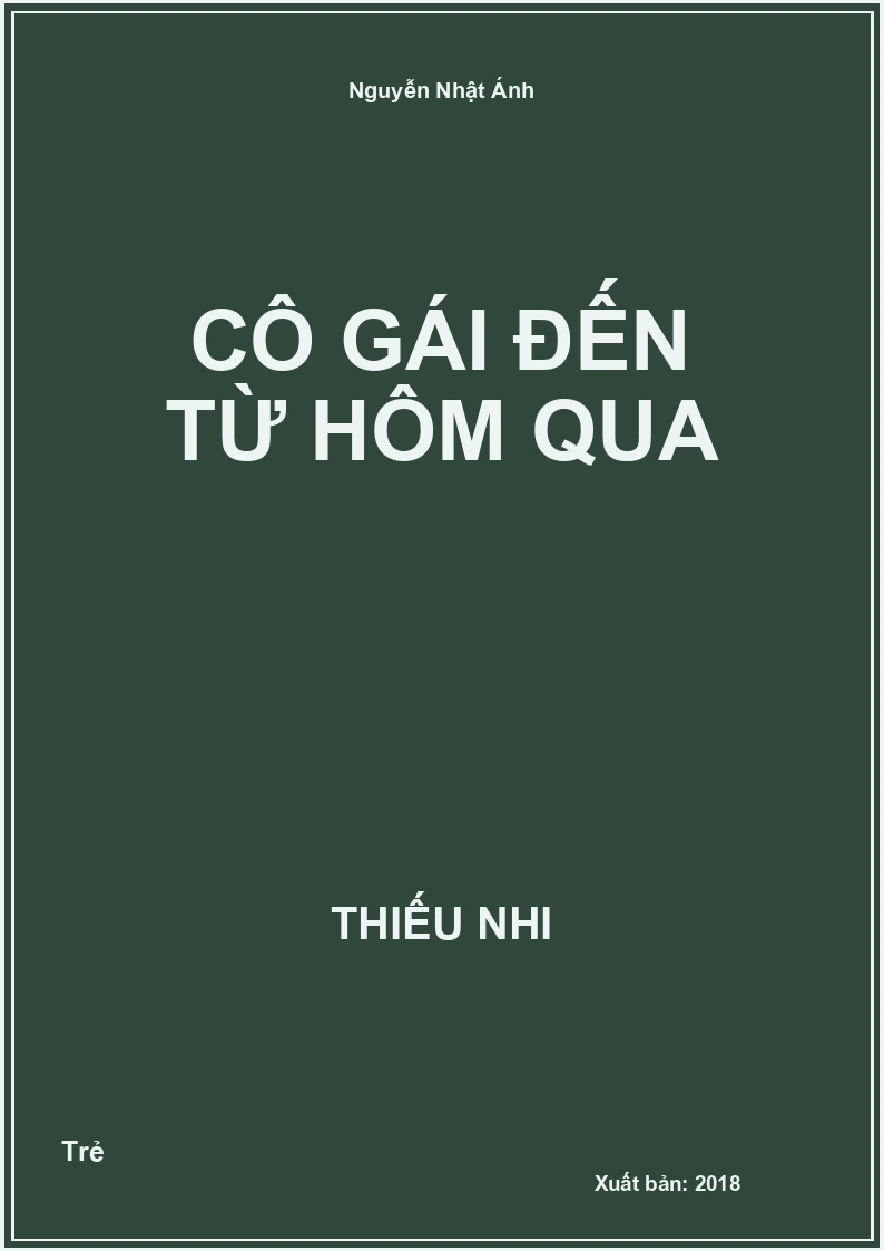Cô gái đến từ hôm qua
