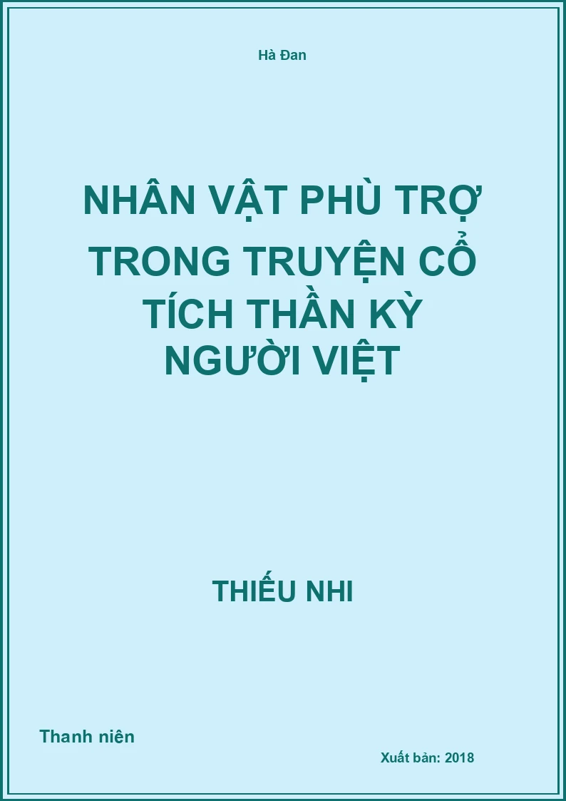 Nhân vật phù trợ trong truyện cổ tích thần kỳ người Việt