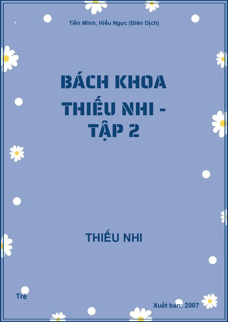 Bách khoa thiếu nhi - tập 2