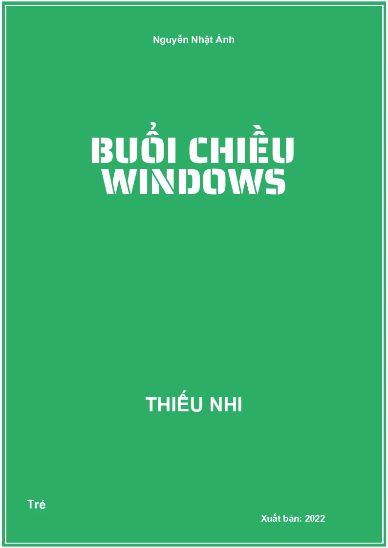 Buổi chiều Windows
