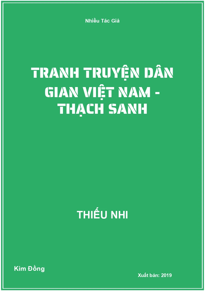 Tranh truyện dân gian Việt Nam - Thạch Sanh