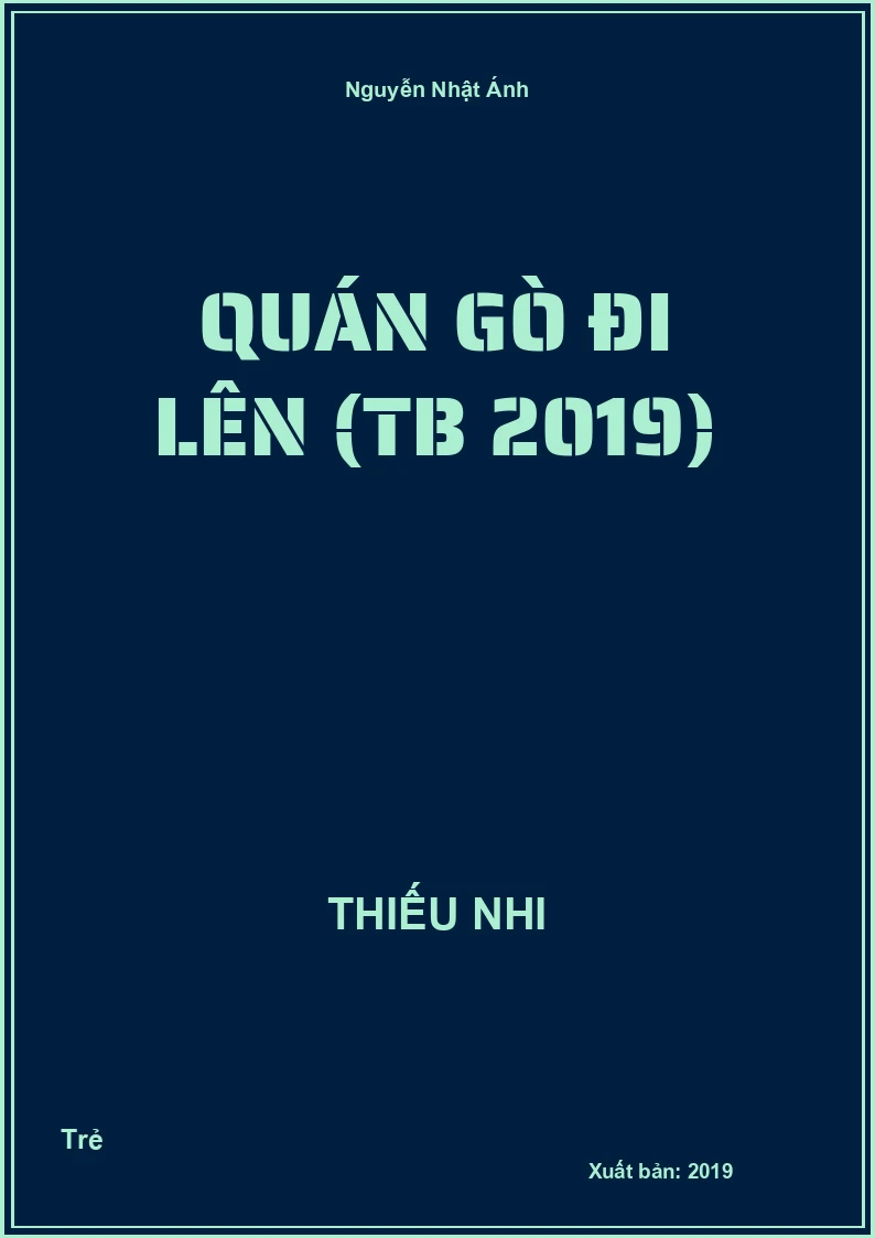 Quán gò đi lên (TB 2019)