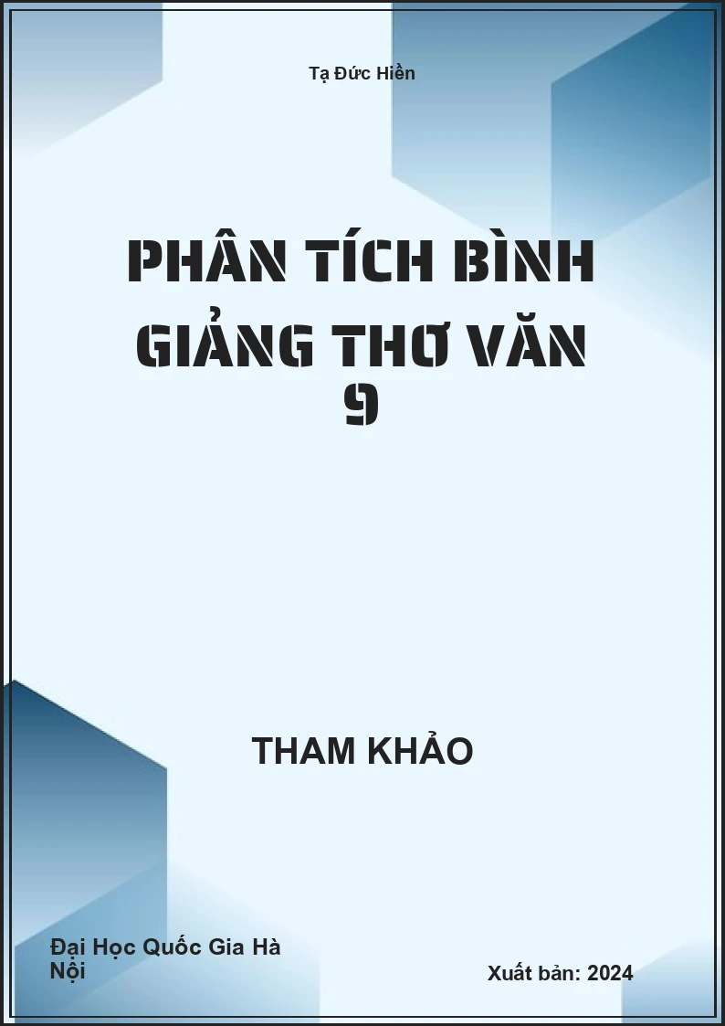 Phân tích bình giảng thơ văn 9