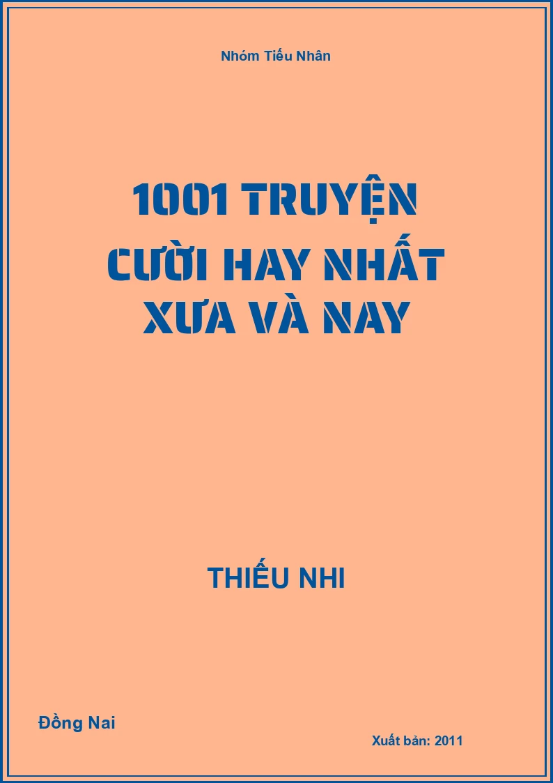 1001 truyện cười hay nhất xưa và nay