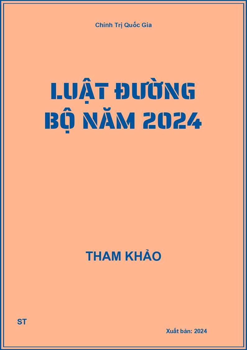 Luật đường bộ năm 2024