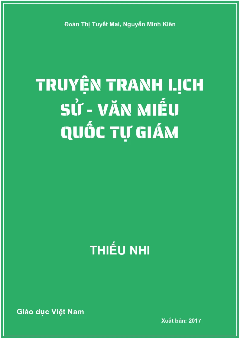 Truyện tranh lịch sử - Văn miếu Quốc Tự Giám