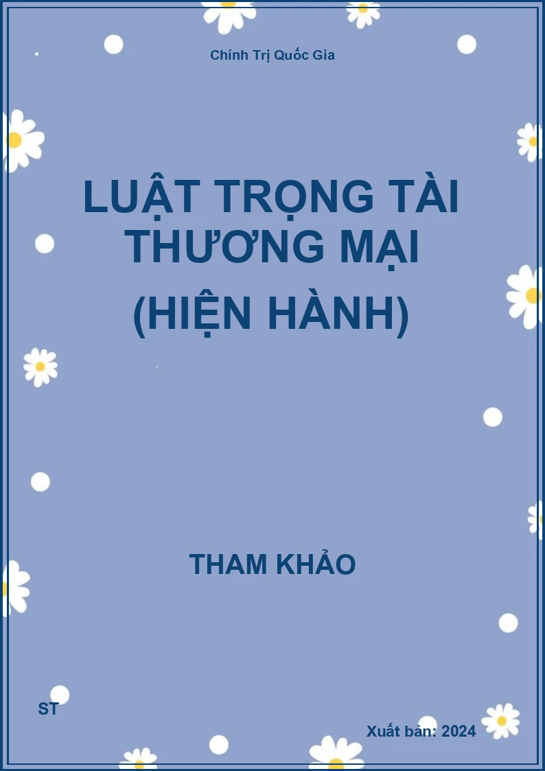 Luật trọng tài thương mại (hiện hành)