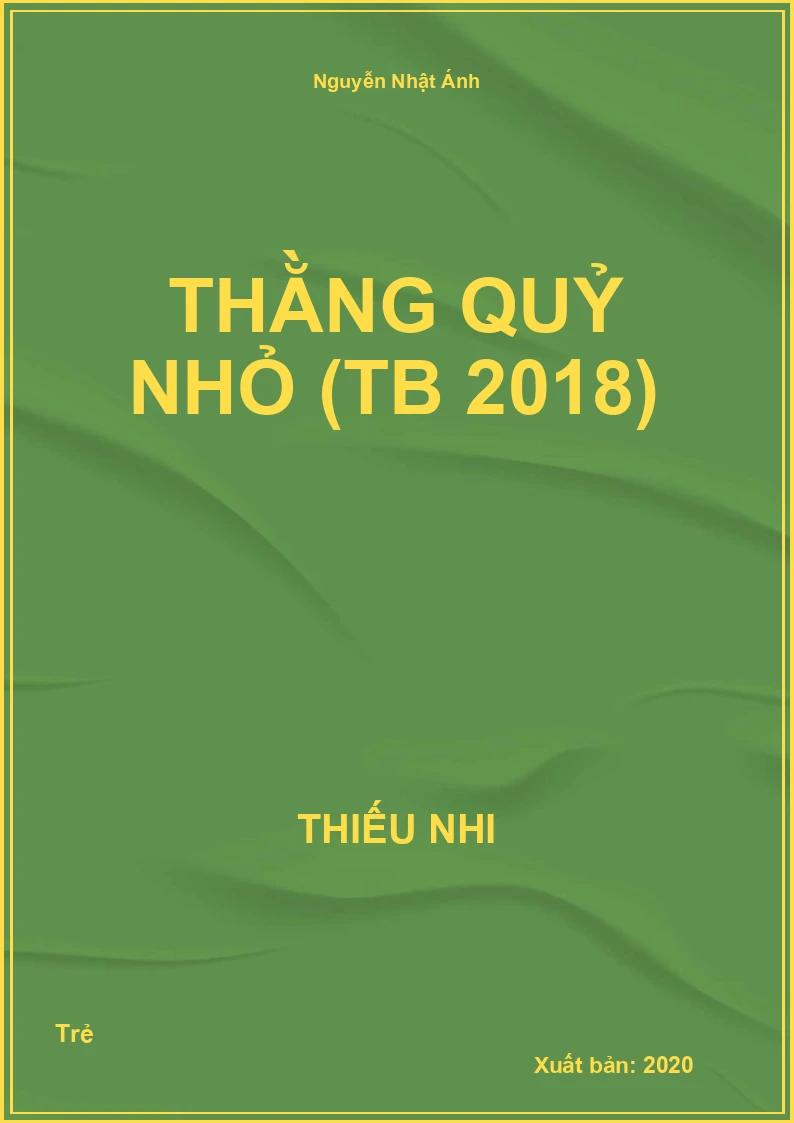 Thằng quỷ nhỏ (TB 2018)
