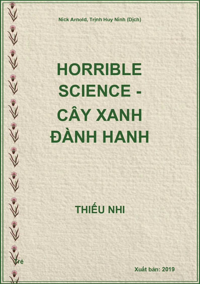 Horrible Science - Cây xanh đành hanh