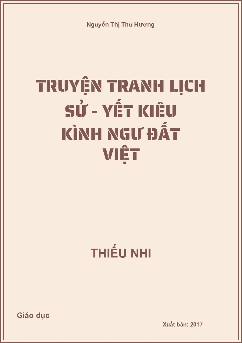 Truyện Tranh Lịch Sử - Yết Kiêu Kình Ngư Đất Việt