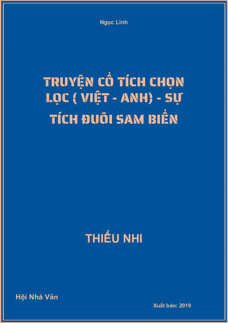 Truyện cổ tích chọn lọc ( Việt - Anh) - Sự tích đuôi sam biển