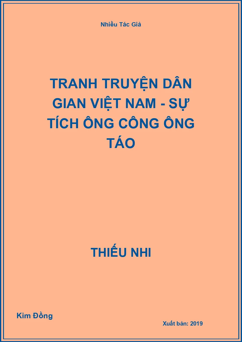 Tranh truyện dân gian Việt Nam - Sự tích ông Công ông Táo