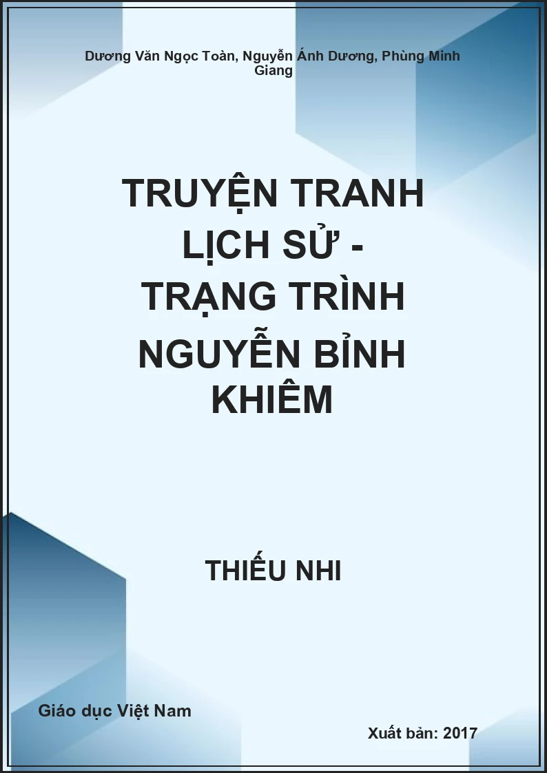 Truyện tranh lịch sử - Trạng trình Nguyễn Bỉnh Khiêm