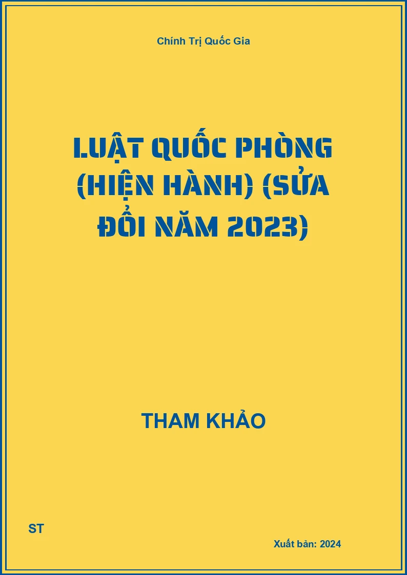 Luật quốc phòng (hiện hành) (sửa đổi năm 2023)