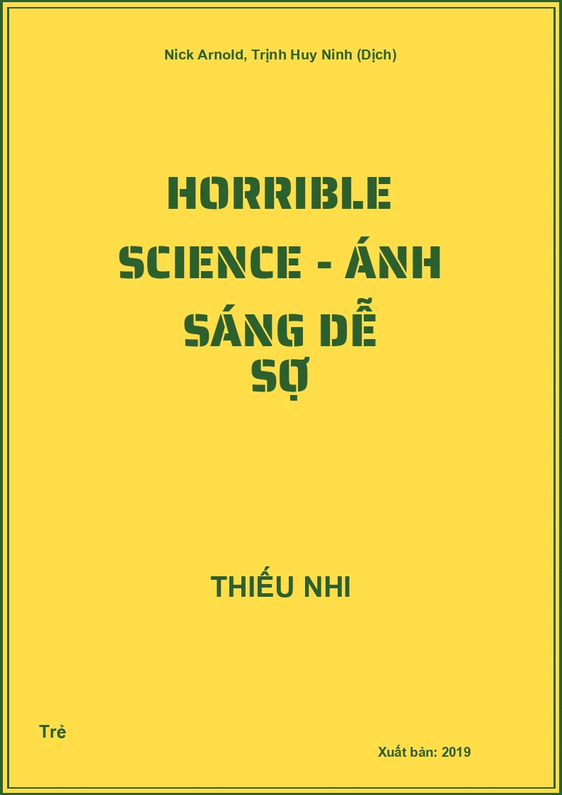 Horrible Science - Ánh sáng dễ sợ