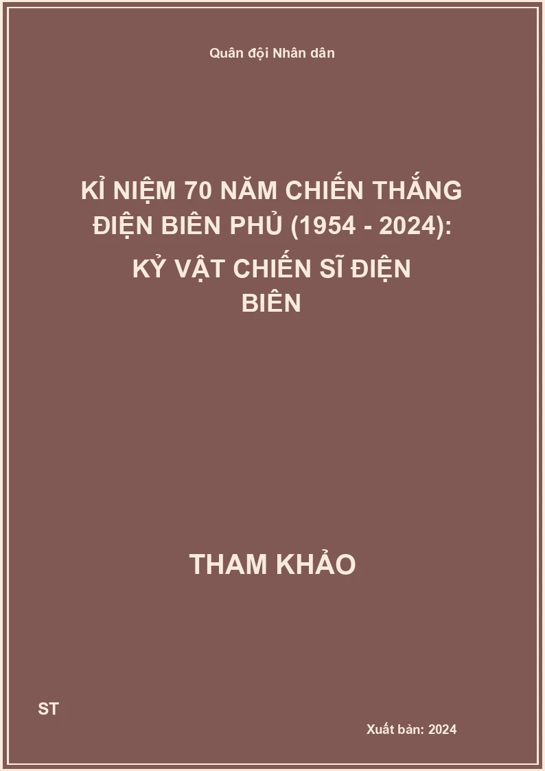 Kỉ niệm 70 năm Chiến thắng Điện Biên Phủ (1954 - 2024): Kỷ vật Chiến sĩ Điện Biên