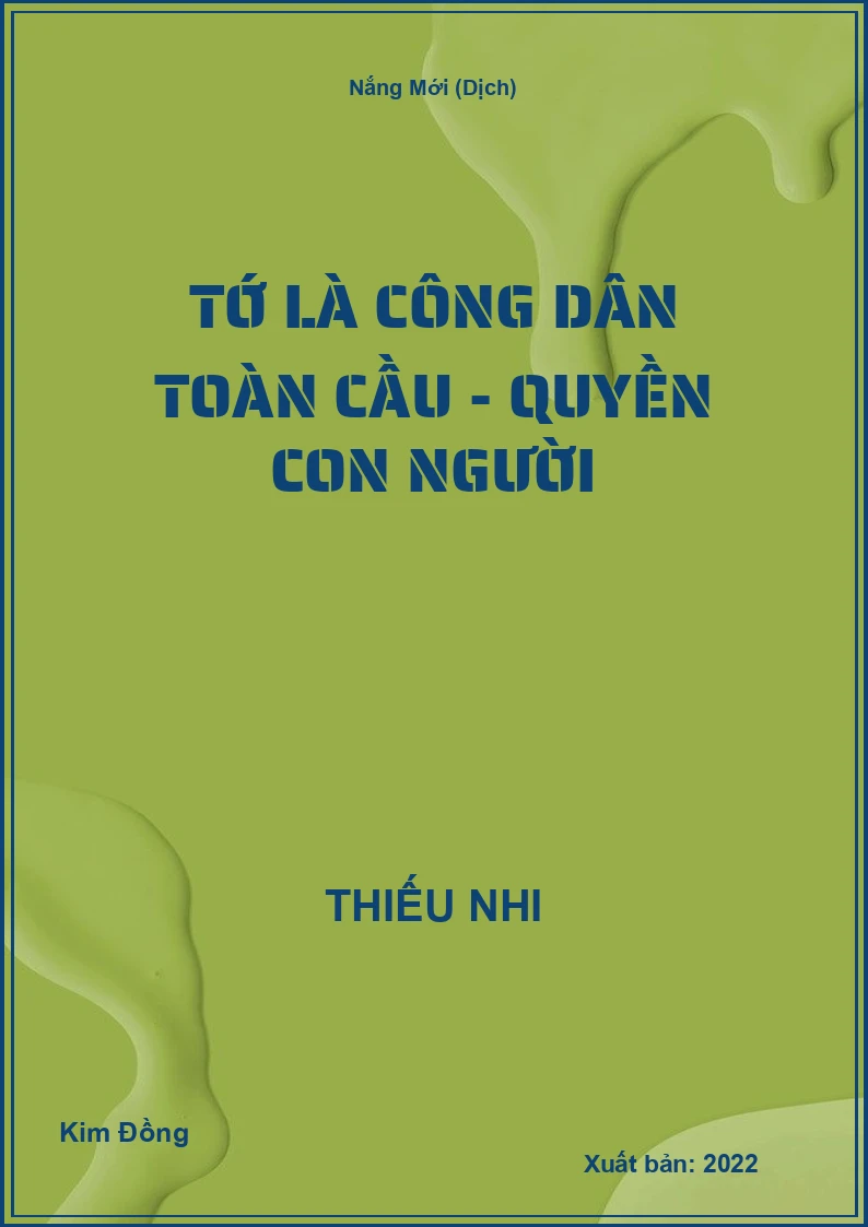 Tớ là công dân toàn cầu - Quyền con người