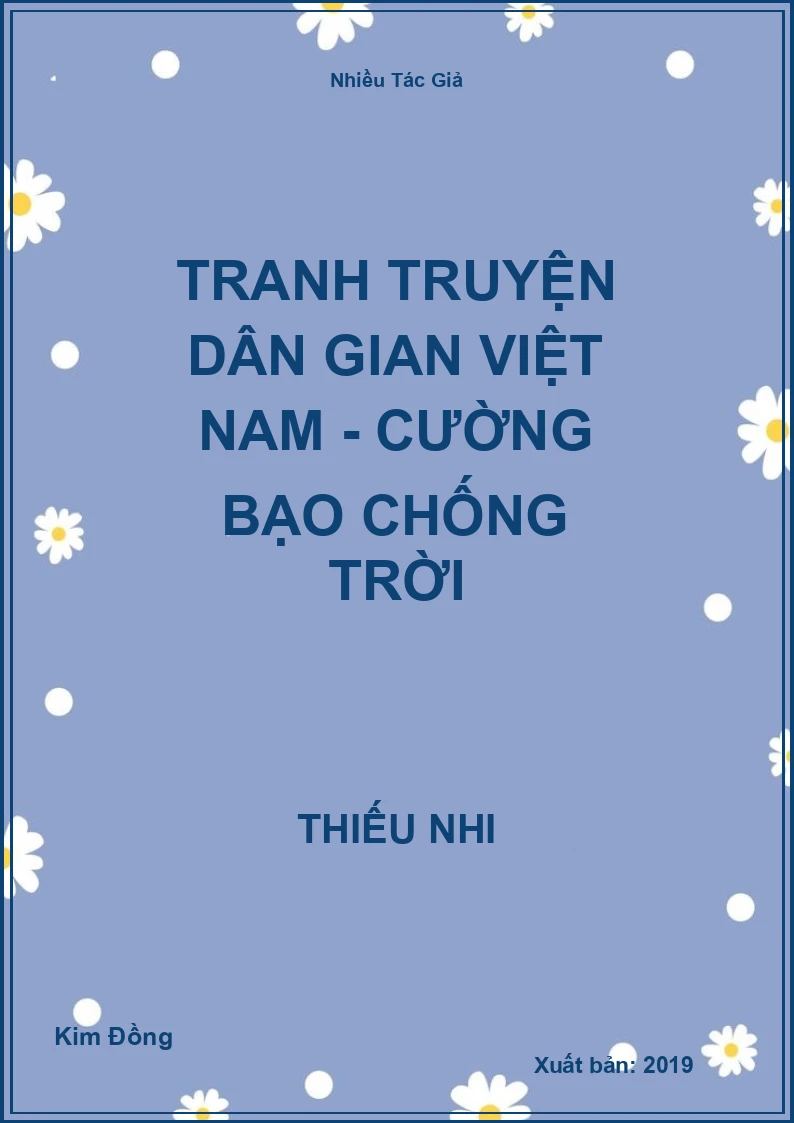 Tranh truyện dân gian Việt Nam - Cường bạo chống trời