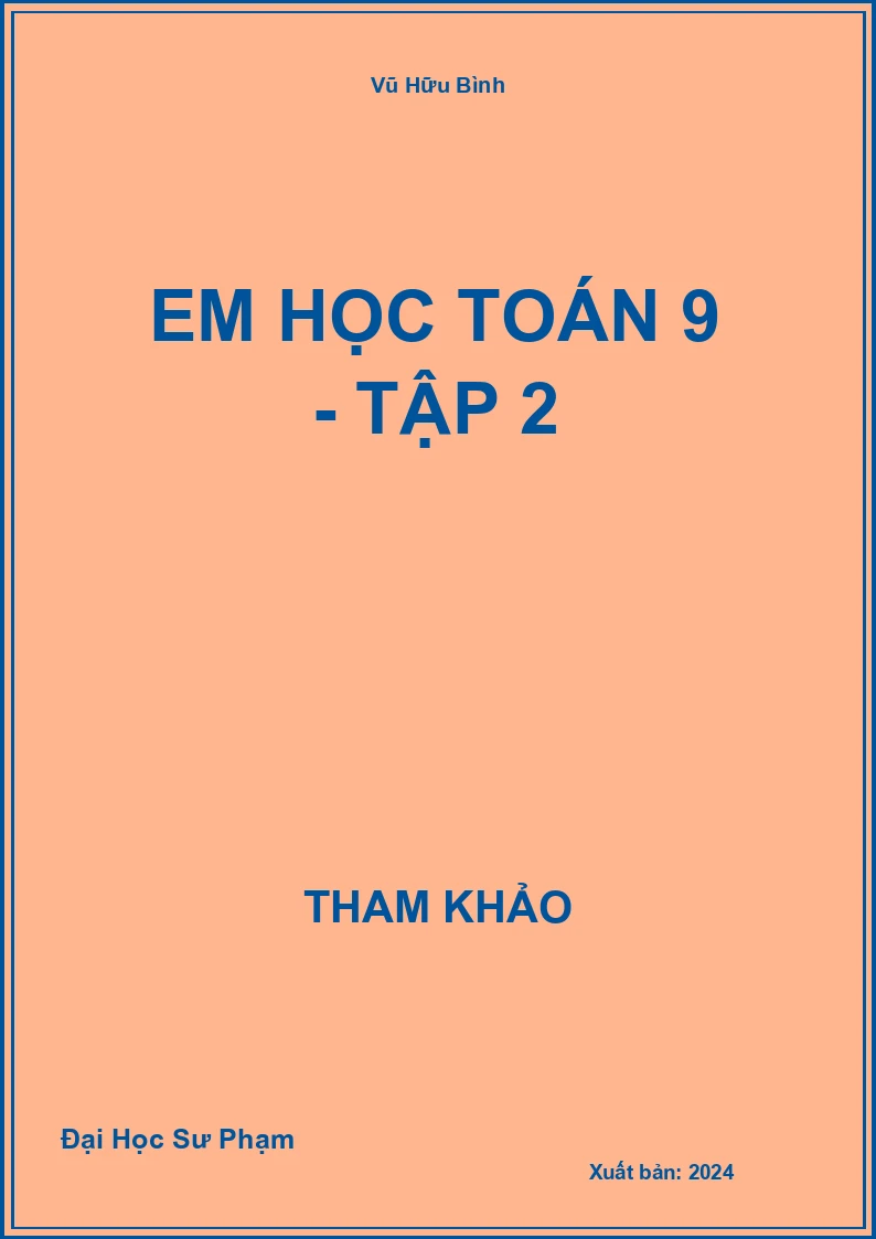 Em học Toán 9 - Tập 2