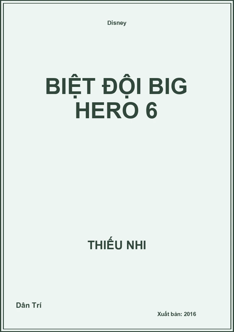 Biệt đội Big Hero 6