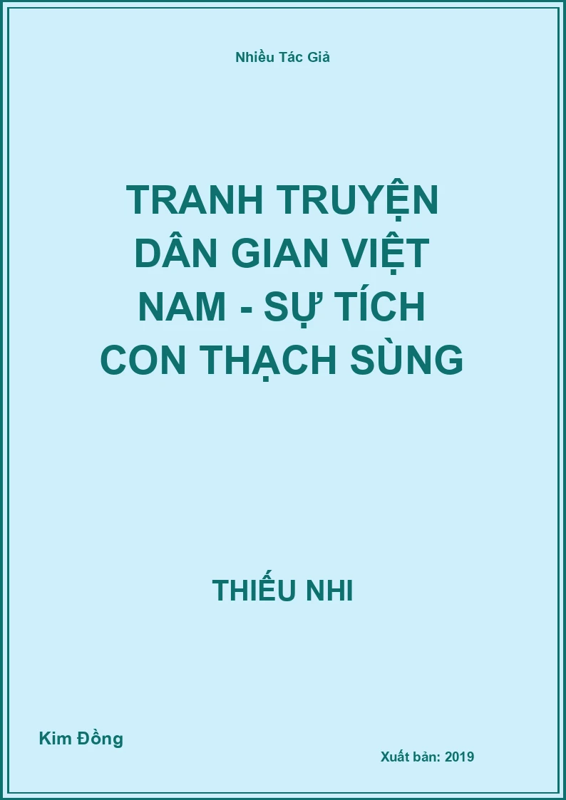 Tranh truyện dân gian Việt Nam - Sự tích con thạch sùng