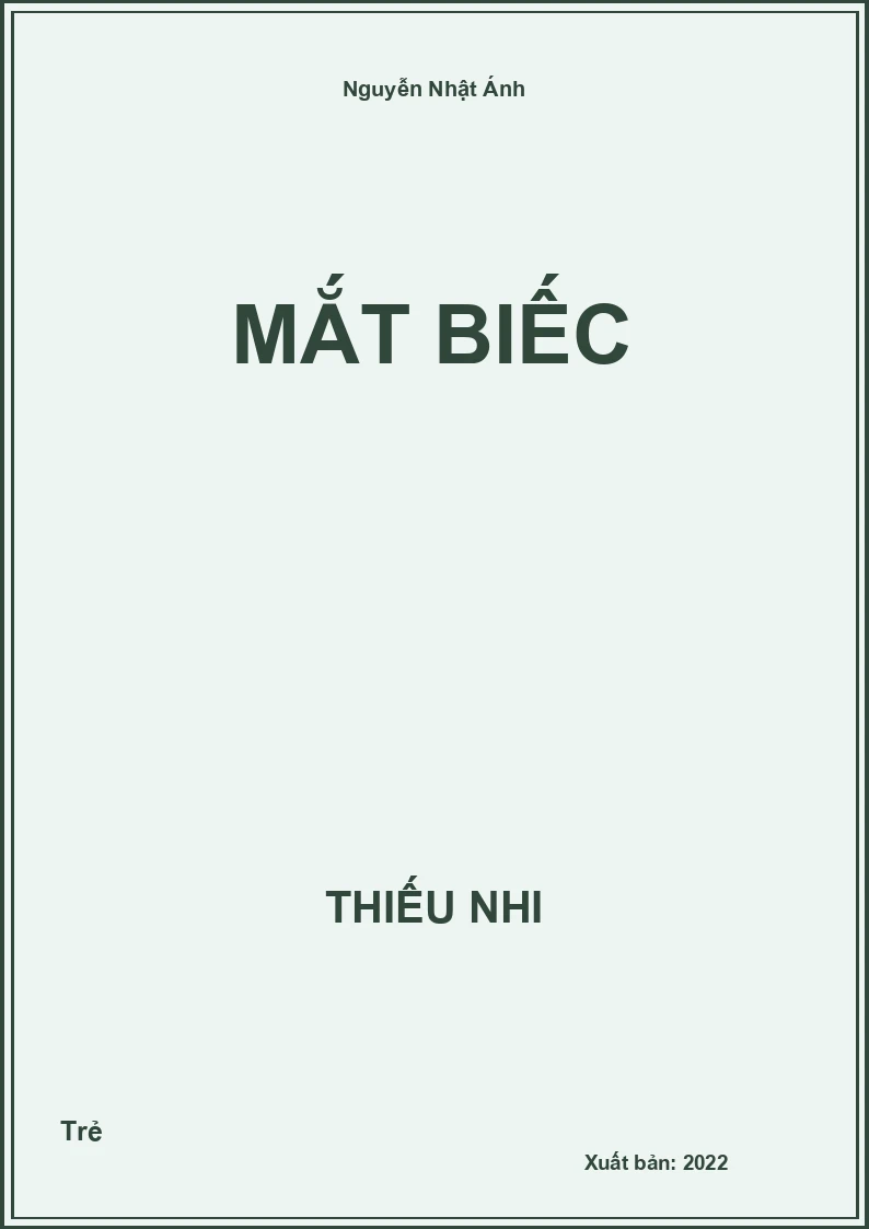 Mắt biếc