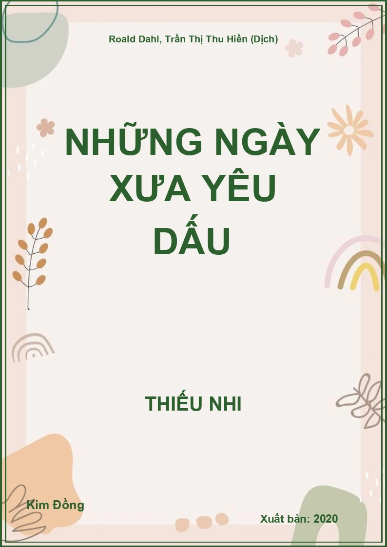 Những ngày xưa yêu dấu