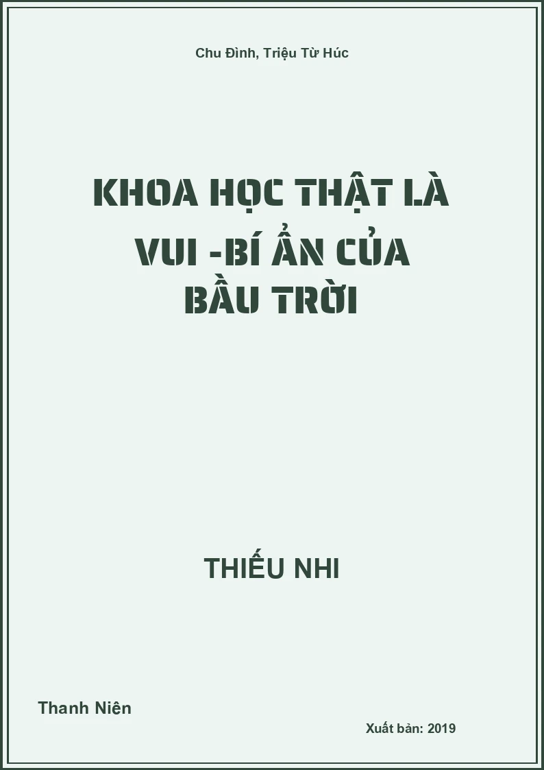 Khoa học thật là vui -Bí ẩn của bầu trời