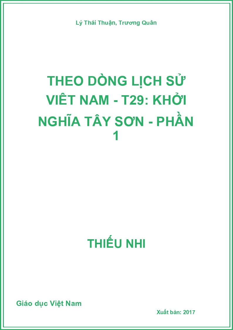 Theo dòng lịch sử Việt Nam - T29: Khởi nghĩa Tây Sơn - Phần 1